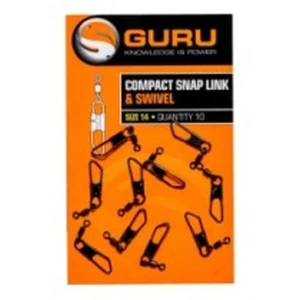 Agrafa Cu Vartej GURU Compact Snap Link & Swivel, Size.14, 10buc/pac Agrafa Cu Vartej GURU Compact Snap Link & Swivel, Size.14, 10buc/pac