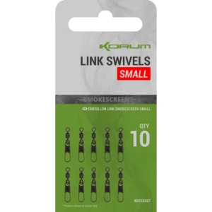 Agrafa Cu Vartej Korum Smokescreen Link Swivels Small, 10buc/pac