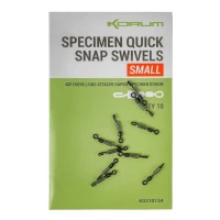 Vartej cu Agrafa Rapida Korum Quick Snap Swivels Small