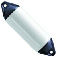 Aparatoare Ambarcatiuni Polyform Fender F7 Weib M. Dunkelblauen Kappen, 1buc/pac