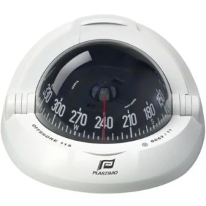 Busola PLASTIMO Offshore 115 Einbaukompass Shwarz Konish 591336 WeiB, 1buc/pac