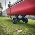 Carucior Transport Caiac RAILBLAZA C-TUG R cu Roti Universale si Suport Reglabil