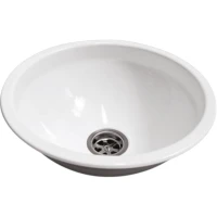 Chiuveta Rotunda Pentru Barca Trem, 290mm, Alb