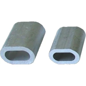 Cleme de Sertizare pentru Cablu ALLROUNDMARIN, Aluminiu, 6mm, 10buc/pac