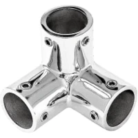 Conector 3 Cai Din Inox Aquinox, 22mm