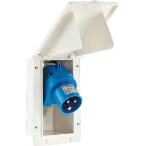 Conector Alimentare CEE Incastrabil TREM 3 Poli 16A, Inclinat