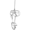Curea Ridicare Motor TREM PowerLift pana la 15CP