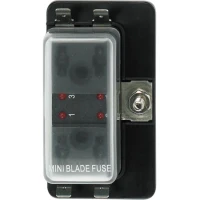 Cutie pentru Sigurante Auto cu LED ALLROUNDMARIN, 4 Circuite