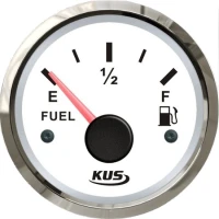 Indicator Nivel Combustibil KUS NMEA 2000, 52mm, Alb