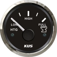 Indicator Nivel Rezervor Ape Uzate KUS NMEA 2000, 52mm, Negru