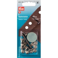 Nituri Tubulare PRYM, 9mm, Argintiu, 8buc/pac