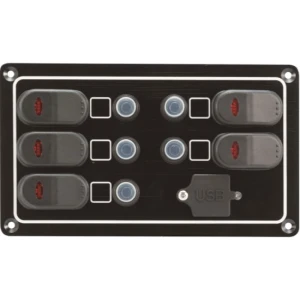 Panou Electric ALLROUNDMARIN cu 5 Intrerupatoare si Port USB