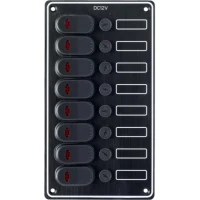 Panou Electric Vertical Din Aluminiu Allroundmarin Cu 8 Intrerupatoare