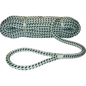 Parama de Amarare ALLROUNDMARIN cu Ochi Cosit, 15m, 14mm, Alb-Negru