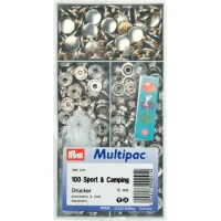 Set Capse PRYM, Alama Nichelata, cu Unealta de Montaj, 100buc/pac