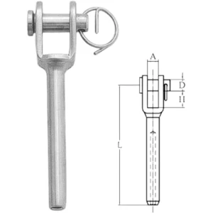 Terminal Furca AQUINOX pentru Cablu de 2.5mm