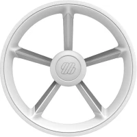 Volan pentru Barca ULTRAFLEX V75 W/VE, 350mm, Alb/Argintiu