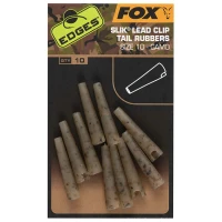 Conuri Fox Edges Camo Slik Lead Clip Tail Rubbers Nr.10 Conuri Fox Edges Camo Slik Lead Clip Tail Rubbers Nr.10