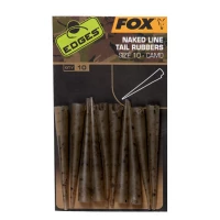 Conuri Fox Naked Line Tail Rubbers Camo, Nr.10, 10buc/pac