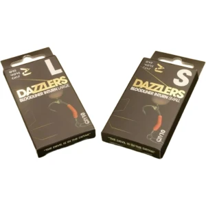 Mansoane One More Cast Tackle Dazzlers Bloodliner Inturn, Small, Red, 10buc/pac