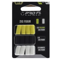 SPUMA ZIG RIG PRO FL GALBEN NEGRU ALB