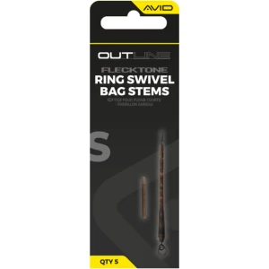 Tije Plumb Avid Outline Fleck Tone Bag Stem Ring Swivel Short, 5buc/pac
