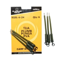 Tije Plumb Claumar PVA Bag Stems 6cm, 6buc/pac Tije Plumb Claumar PVA Bag Stems 6cm, 6buc/pac
