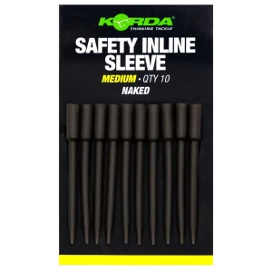 Tije Plumb Korda Safety Inline Sleeve Naked, Medium, 10buc/pac