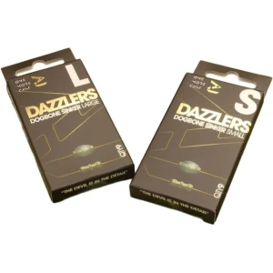 Stoppere Siliconice One More Cast Tackle Dazzlers Dog Bone Sinkers, Large, 9buc/pac