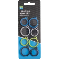 Accesorii Fixare Monturi Preston Rig Hook Ups, Large, 8buc/pac