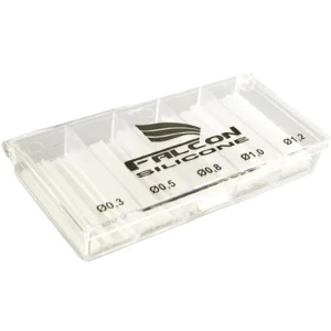 Set Varnis Falcon Silicone Tube Mix 4cm, 0.3-0.5-0.8-1.0-1.2mm