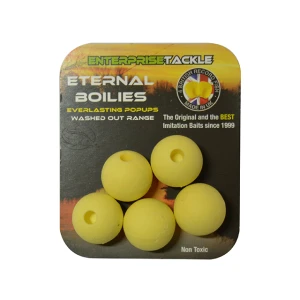 Boilies Enterprise Tackle Eternal Boilies Washed Out Yellow - 15mm