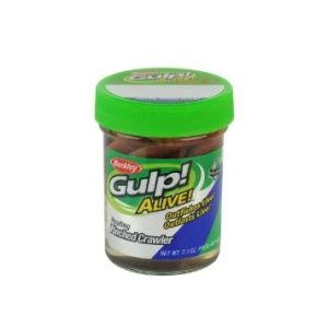 Gulp Floating Pinched Crawler Berkley 2.5cm - Nighcrawler (14 Buc/pac)