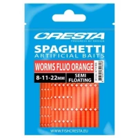 Momeli Artificiale Spro Cresta Spaghetti Worms - Fluo Orange
