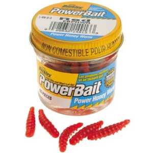 Power Honey Worms Berkley 2,5cm - Red (55 Buc/pac)