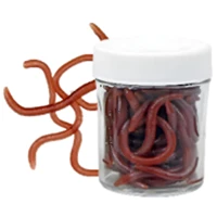 Rame Rosii de Pamant cu Aroma Konger Groundworm Artificial Soft Bait Scented Rame Rosii de Pamant cu Aroma Konger Groundworm Artificial Soft Bait Scented