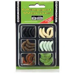 Set Naluci Cormoran Maggot Worms S1 2cm Div.culori 24buc