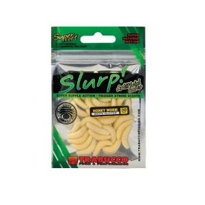 VIERME TRABUCCO ARTIFICIAL SLURP BAIT MAGGOT ALB GLITER VIERME TRABUCCO ARTIFICIAL SLURP BAIT MAGGOT ALB GLITER