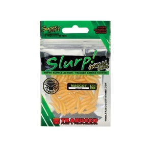 Vierme Trabucco Artificial Slurp Bait Maggot Alb Natural