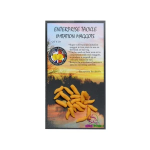 Viermi Artificiali Flotanti Enterprise Tackle Imitation Maggots Galben 20buc/plic