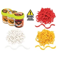 Viermi Baracuda Baohua rosii galbeni albi maggots 30g  Viermi Baracuda Baohua rosii galbeni albi maggots 30g