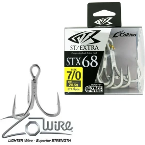 Ancore Triple CULTIVA STX-68TN 5668 Taff Wire, Nr.5/0, 4buc/pac Ancore Triple CULTIVA STX-68TN 5668 Taff Wire, Nr.5/0, 4buc/pac