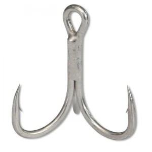 Ancora Black Cat Curved Point Treble Hook Numarul 1/0
