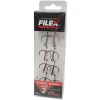 Ancora Tripla Filfishing Black Nickel 1001, Nr.6, 10buc/pac