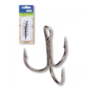 Ancora Zebco Topic Treble Hook Gunsmoke Nr.6 Ancora Zebco Topic Treble Hook Gunsmoke Nr.6