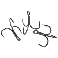 Ancore Fox Rage Predator Power Point X-strong Barbed Treble Hook, Size 4, 6buc/pac 
