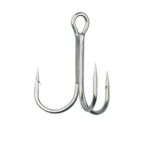 Ancore Gamakatsu 13N Treble Nickel 10buc/plic Nr.2/0 Ancore Gamakatsu 13N Treble Nickel 10buc/plic Nr.2/0