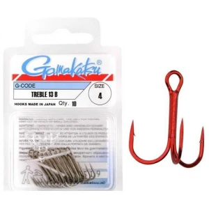 Ancore Gamakatsu 13r Red Nr.4 10buc/plic