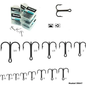 Ancore Mustad Black Nickel, Nr.8 10buc/plic