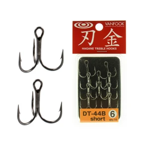 Ancore Vanfook Dt-44b Crank Minnow Short Shank Treble Nr.10